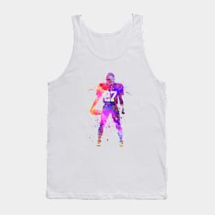 American football in watercolor Tank Top